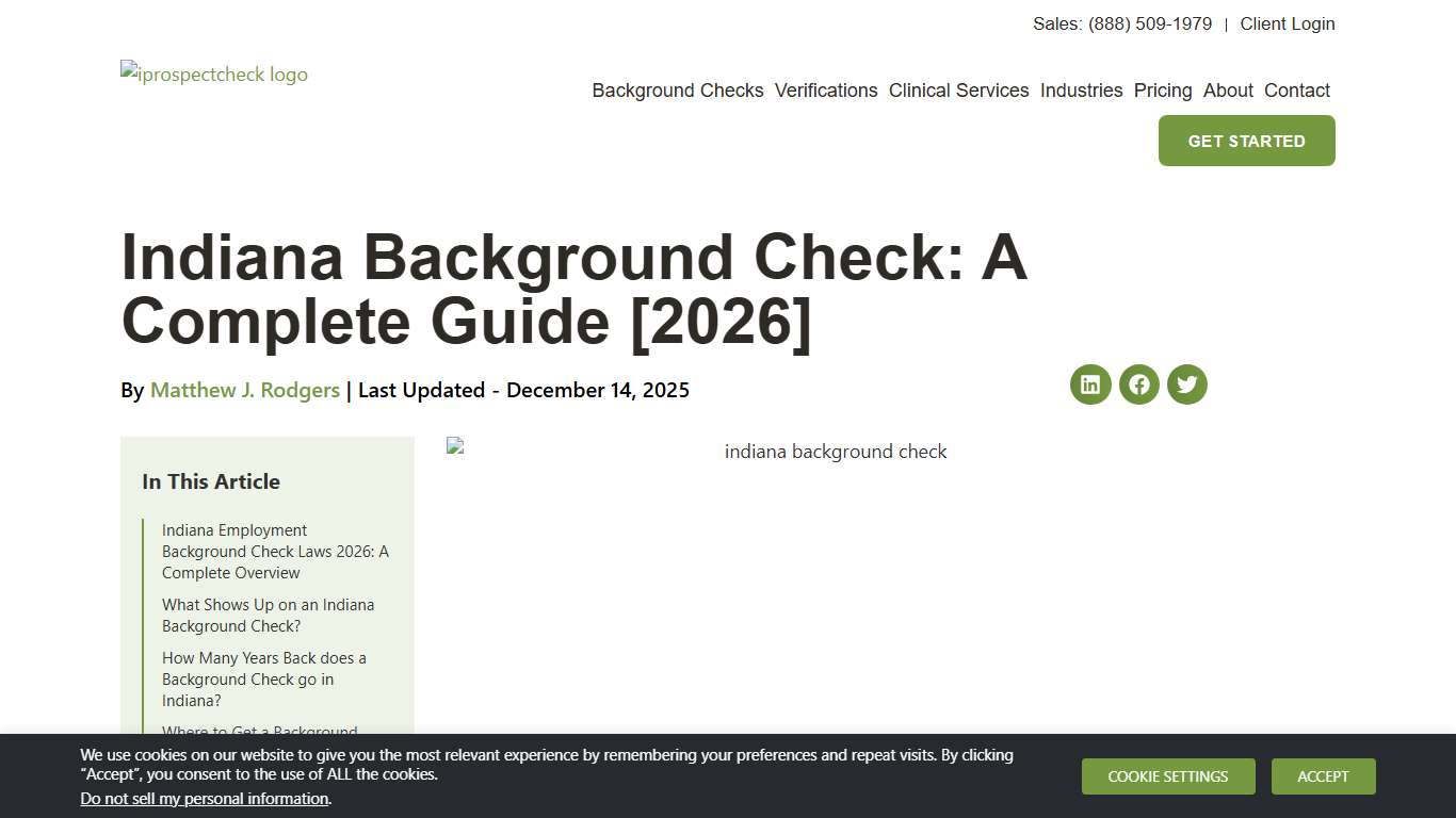 Indiana Background Check: A Complete Guide [2026]